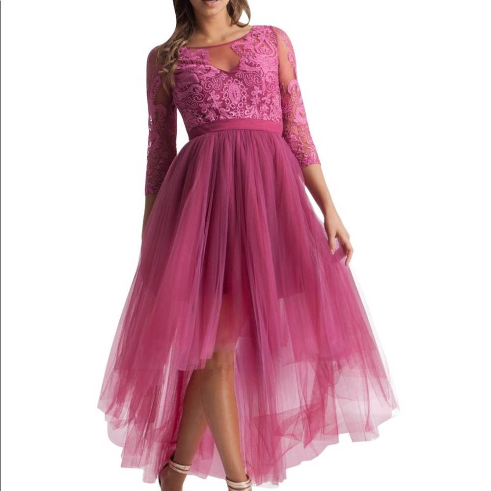 Chi Chi London high low dress